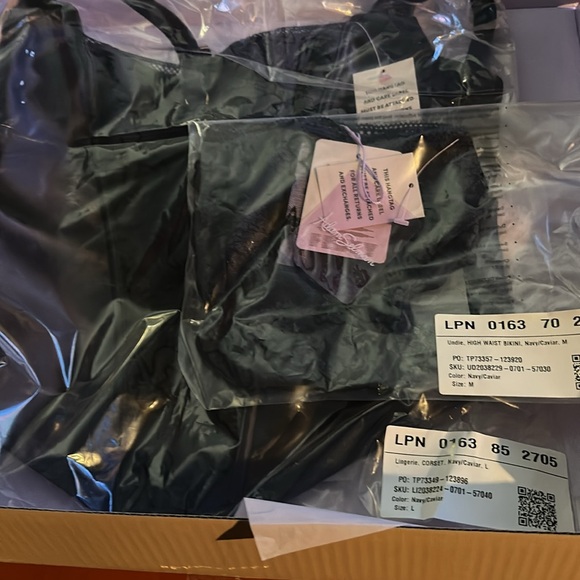 Savage Corset Navy/Cavier - Picture 2 of 2